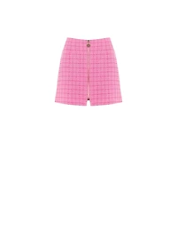 Tweed A-line Mini Skirt