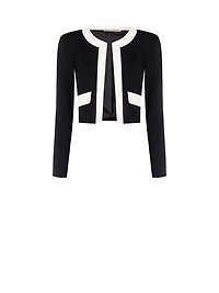 Cropped Contrasting Jacket