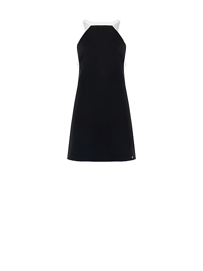 Two-toned Dress with Bow