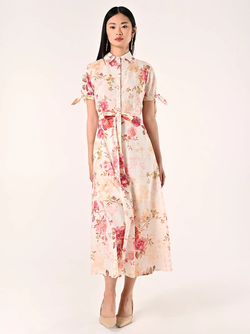 Robe chemise midi