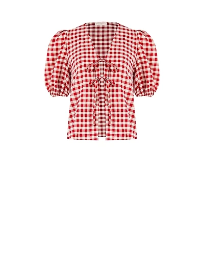 Ribbon Closure Top