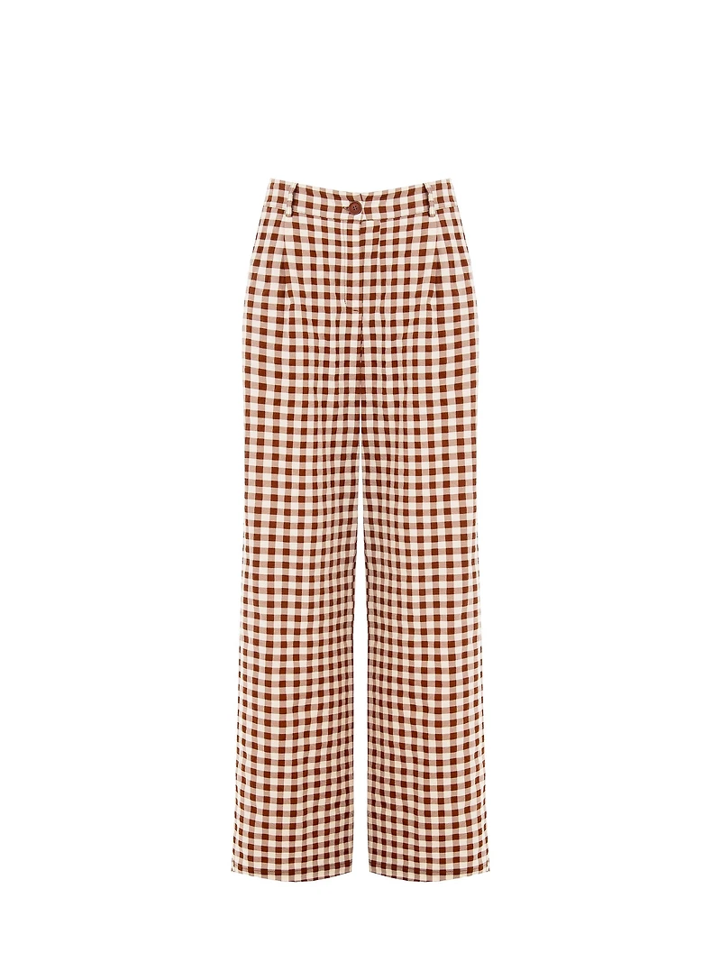 Pantalon Palazzo en satin