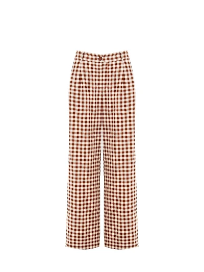 Pantalon Palazzo en satin