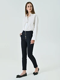 Dark-wash Stretch Slim Jeans