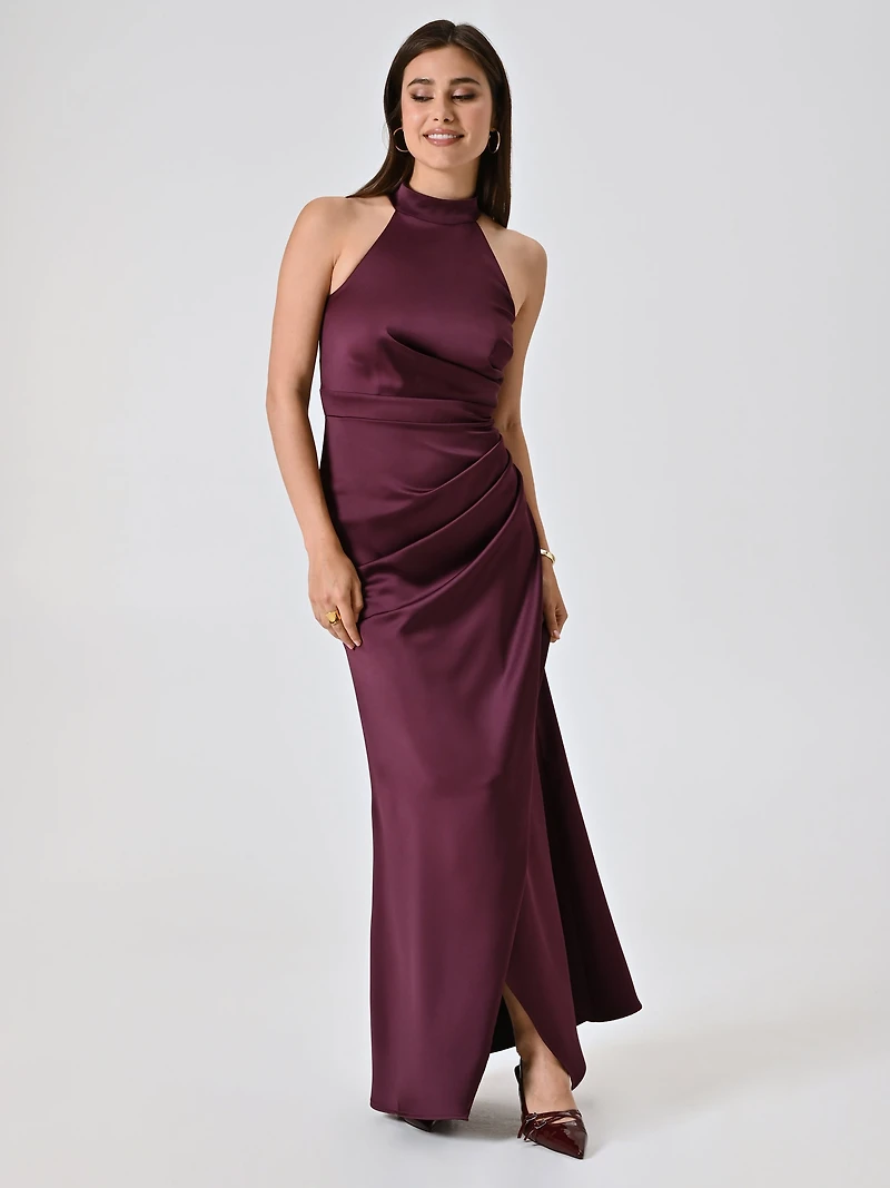 Robe longue dos nu