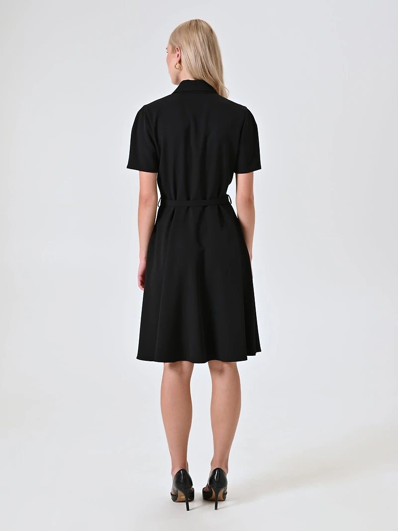 Dress with Zip and Collar