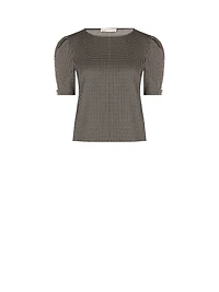 Houndstooth Blouse