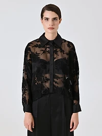 Black Devoré Shirt