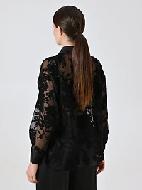 Black Devoré Shirt