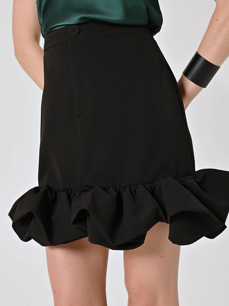 Black Balloon Skirt