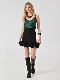 Black Balloon Skirt