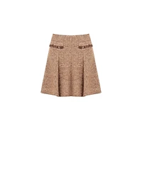 Sequined Tweed Skirt