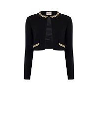 Veste de soirée courte ornée