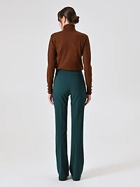Flared Trousers Technical Fabric