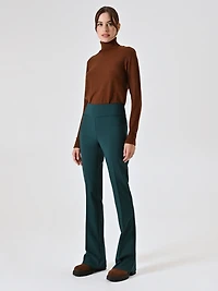 Pantalon évasé en tissu technique