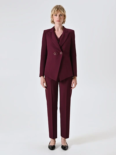 Double-Breasted Jacket Technical Fabric