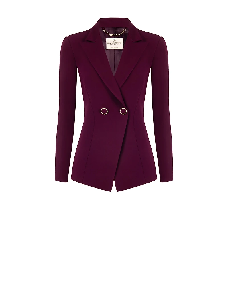 Veste croisée en tissu technique