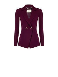 Veste croisée en tissu technique