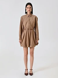 Balloon Shirt Dress