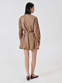 Balloon Shirt Dress