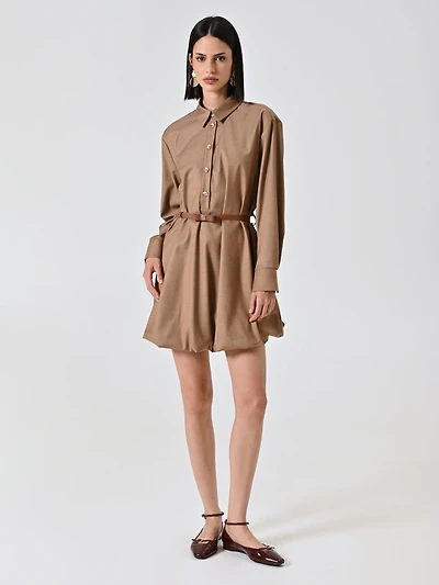 Balloon Shirt Dress