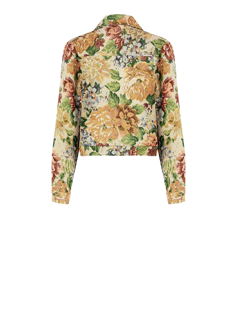 Floral Cropped Jacket
