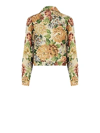 Floral Cropped Jacket