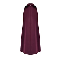 Robe à nœud en satin bordeaux