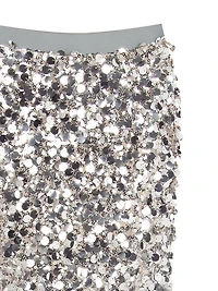Jupe oversize à sequins