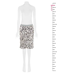 Jupe oversize à sequins