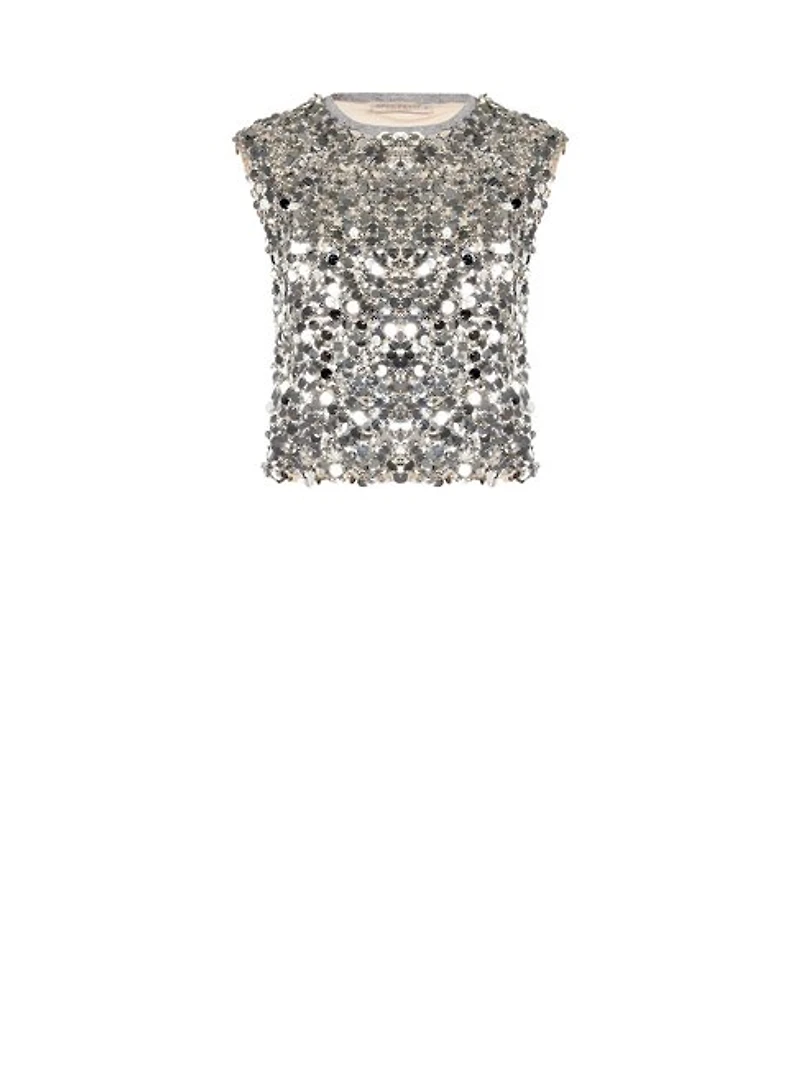 Haut oversize à sequins