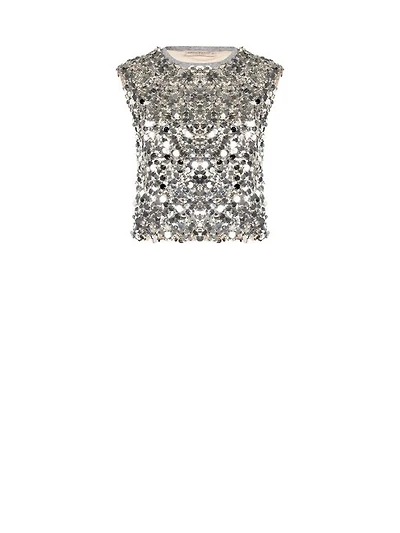 Haut oversize à sequins