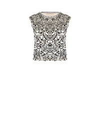 Haut oversize à sequins