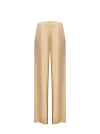 High-Waisted Straight-Leg Trousers