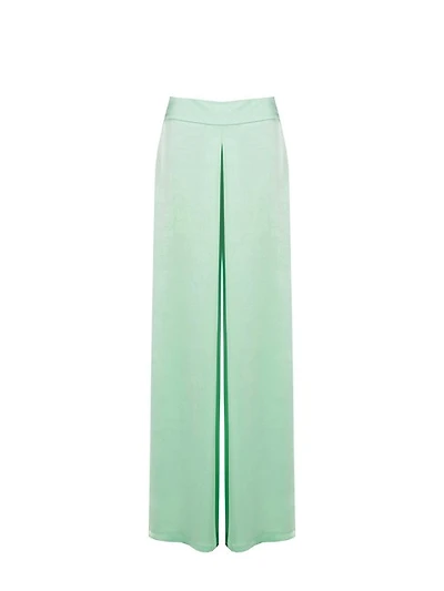 High-Waisted Wide-Leg Trousers