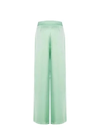 High-Waisted Wide-Leg Trousers