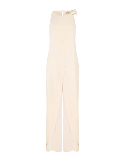Sleeveless Wide-Leg Jumpsuit with Shoulder Detail
