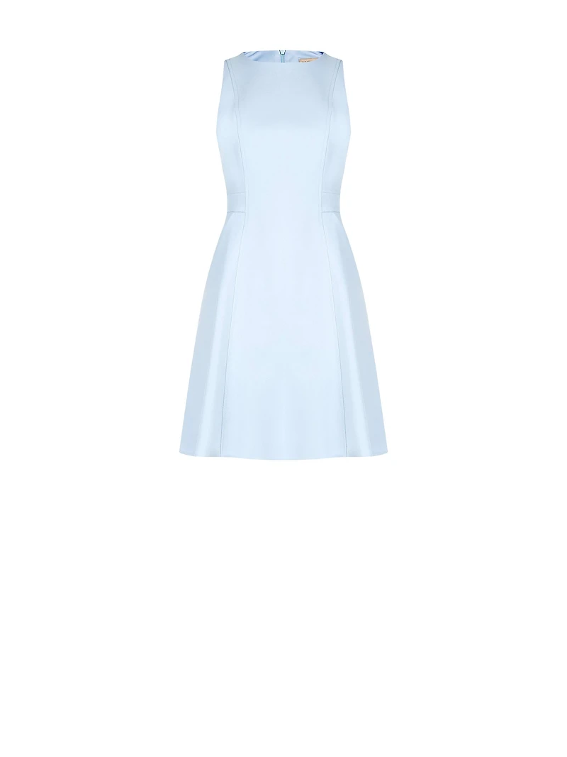 Sleeveless A-Line Midi Dress