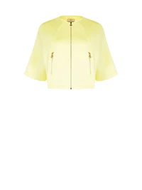 Veste à manches courtes zippée sur le devant