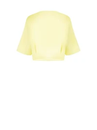 Veste à manches courtes zippée sur le devant