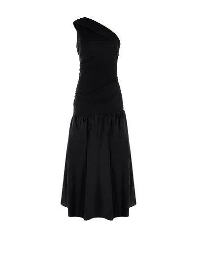 Robe à une épaule minuit