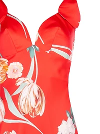 Robe sans manches longueur ras du sol