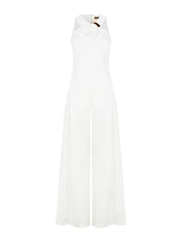 Ivory Halo Cut-Out Maxi Dress