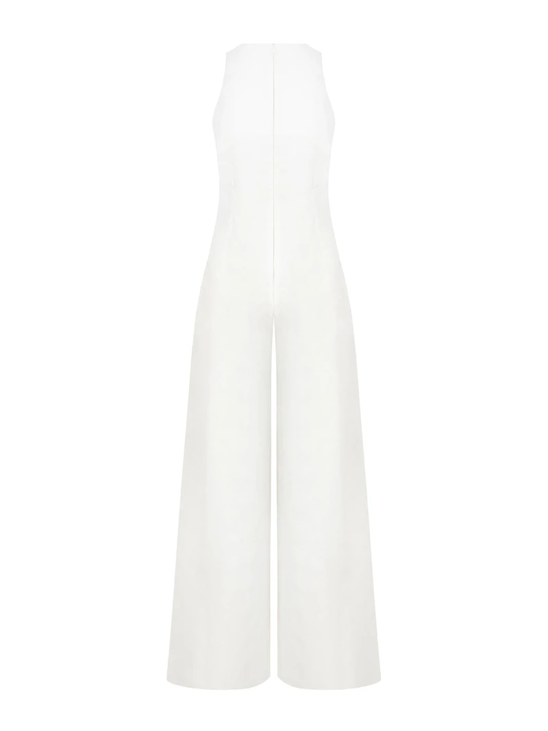 Ivory Halo Cut-Out Maxi Dress
