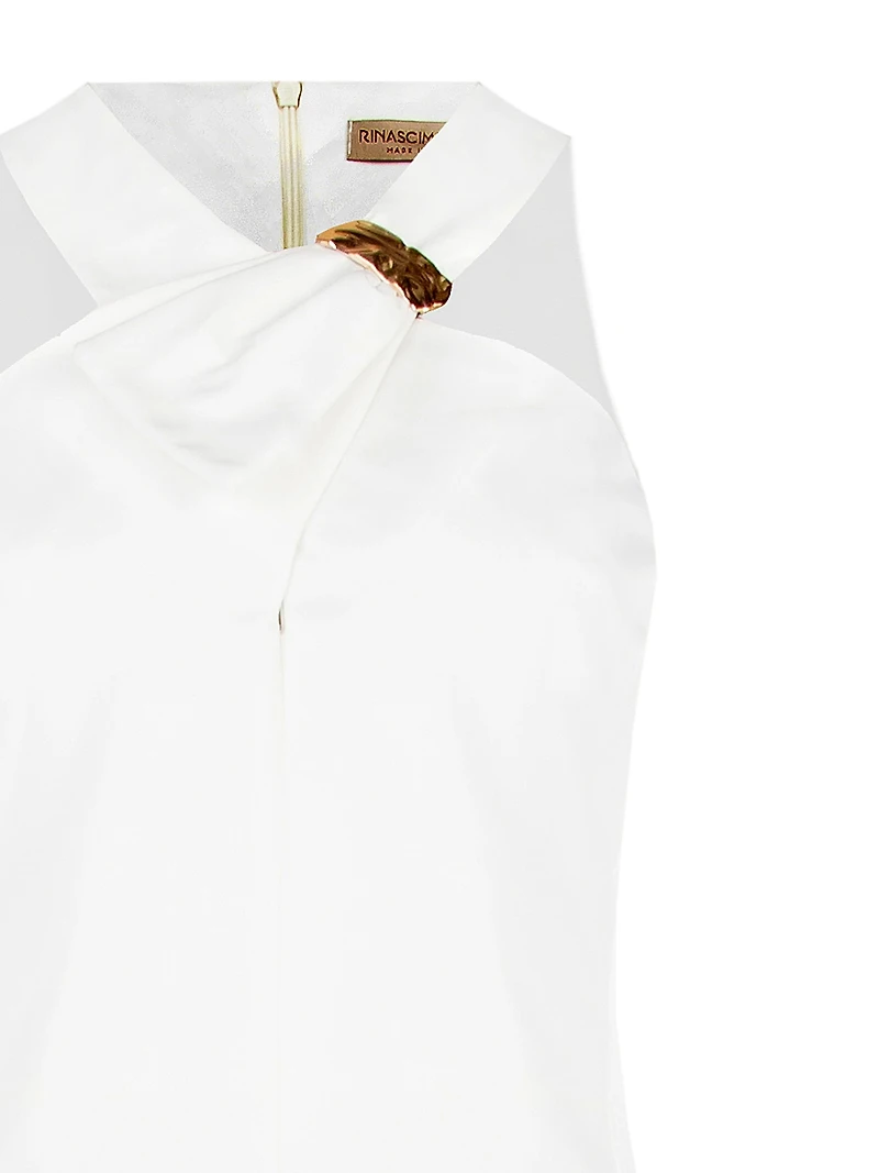 Ivory Halo Cut-Out Maxi Dress