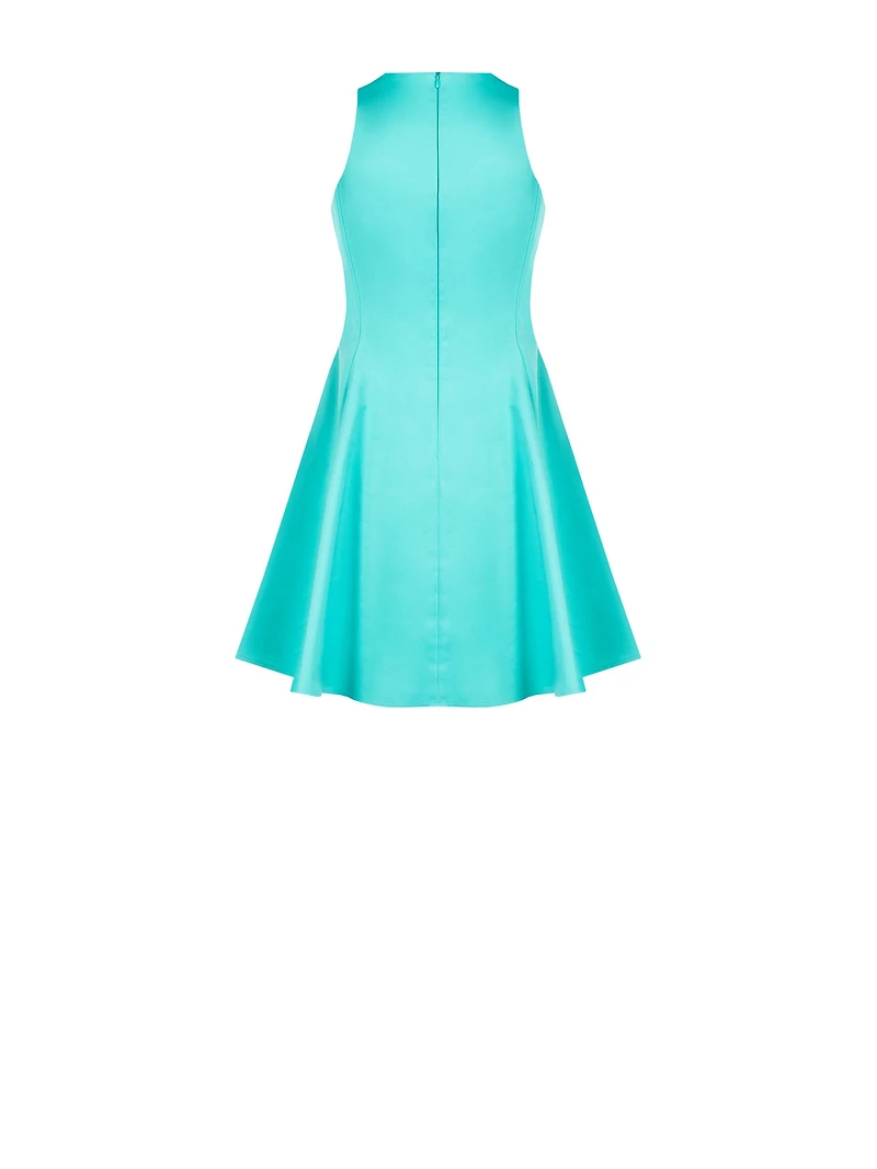 Robe évasée à licou Glow