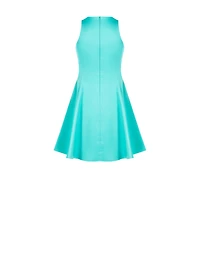 Robe évasée à licou Glow