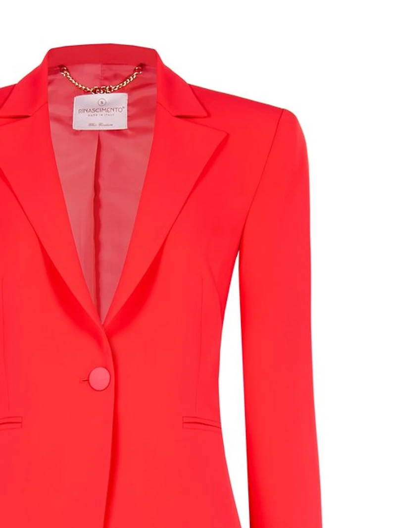 Blazer rouge sur mesure