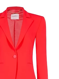 Blazer rouge sur mesure