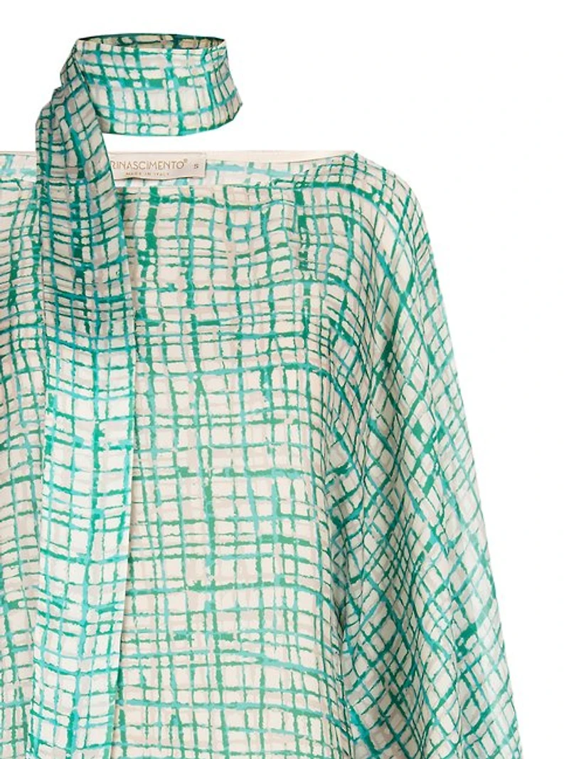 Blouse Scarf Neck